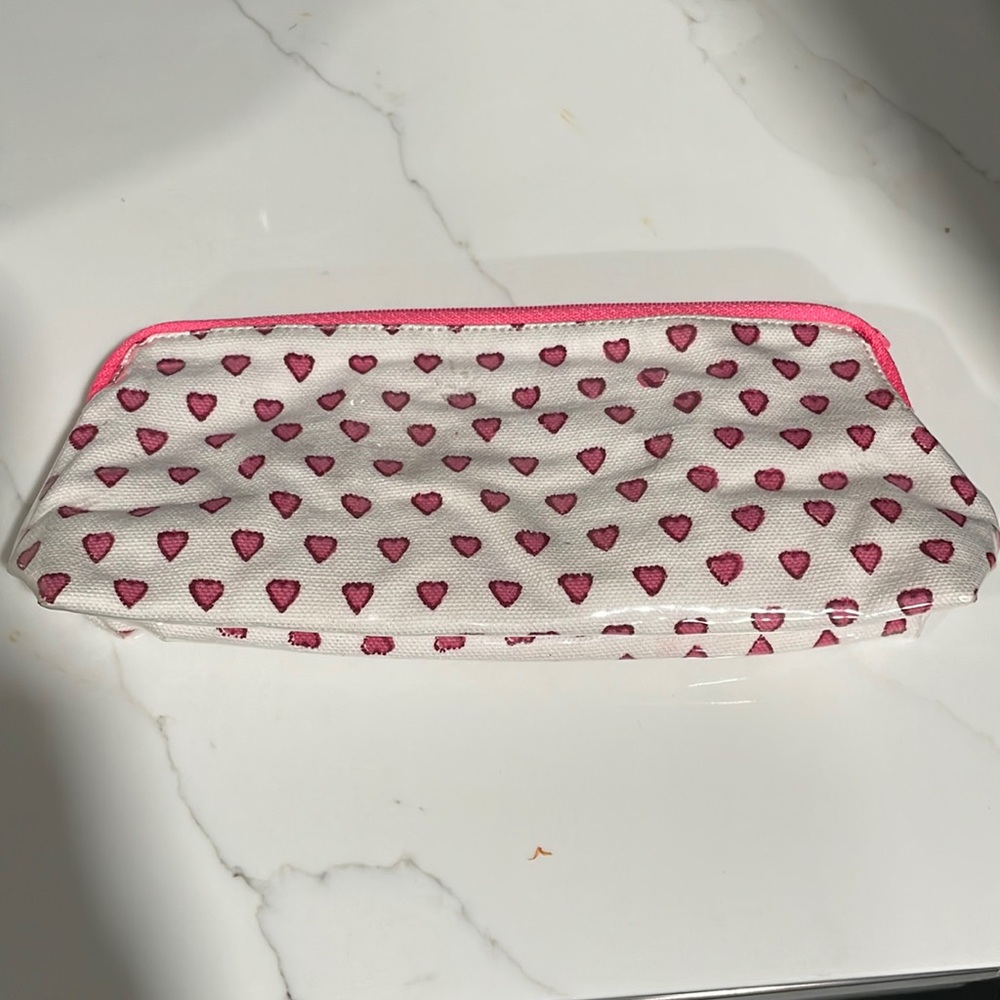 Small hearts makeup bag